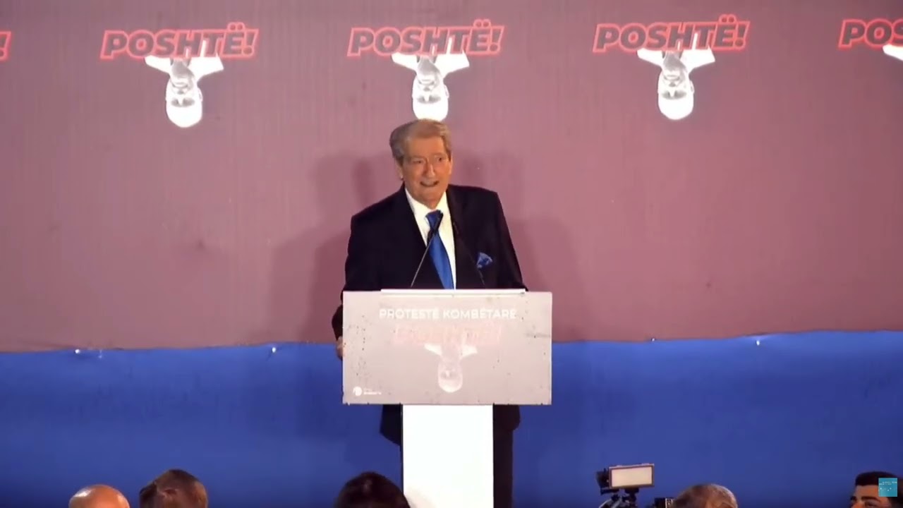 Top Channel/ Berisha në protestën: Edi Ramen ta shpallim armikun më të rrezikshëm të Shqipërisë