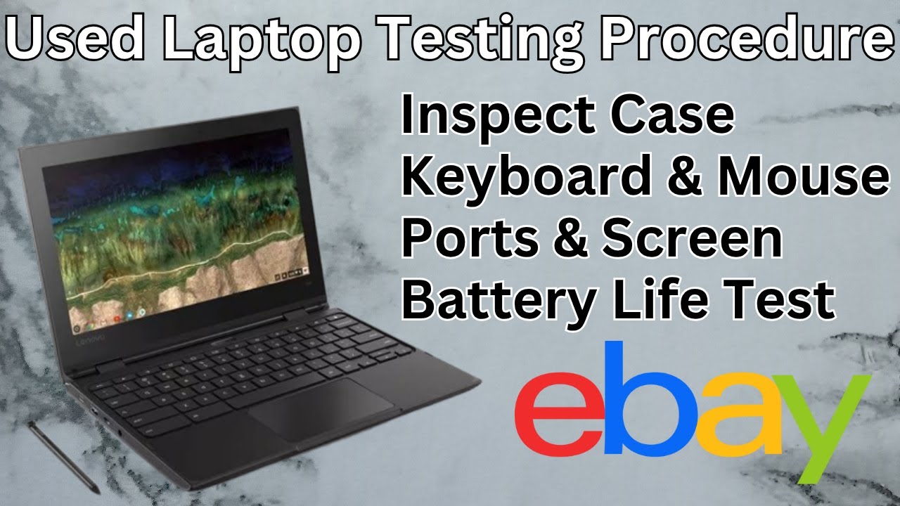 How I Test Used Laptops - Full Procedure