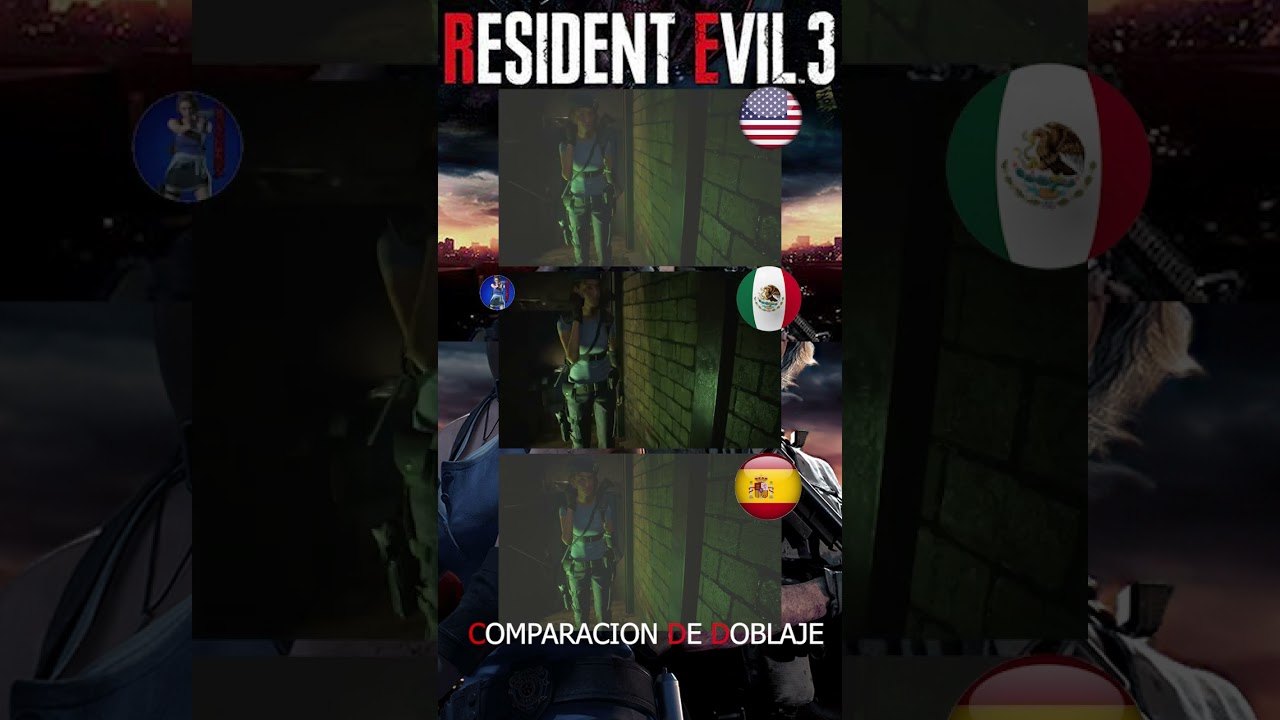 RE3 comparaci&oacute;n de DOBALAJE #shorts #89 #callofduty #jill #gameplay