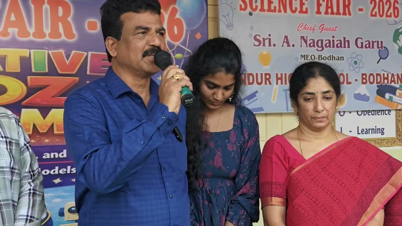 From Classrooms to Creativity 🌈 | Science Day 2026 | Kidz Crafts Mela | Indur High School - Bodhan|