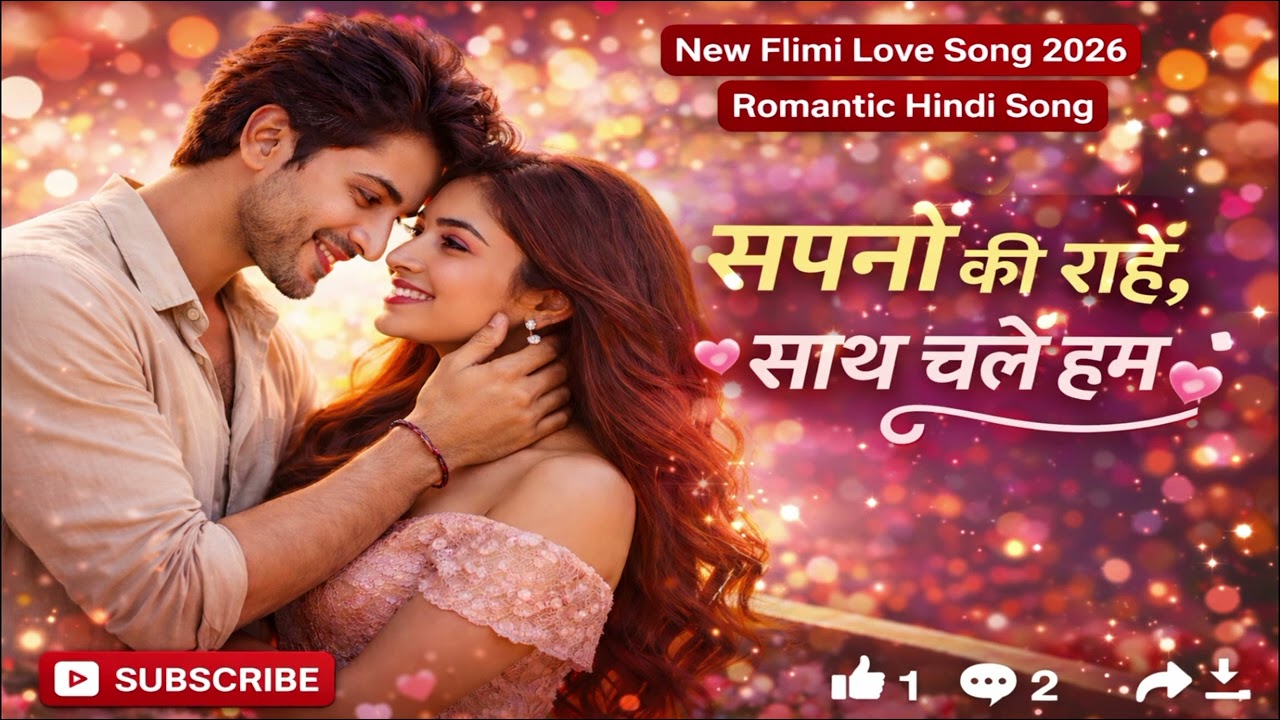 सपनों की राहें साथ चलें हम ❤️ New Filmi Love Song 2026Romantic Hindi Song Heart Touching Love Story
