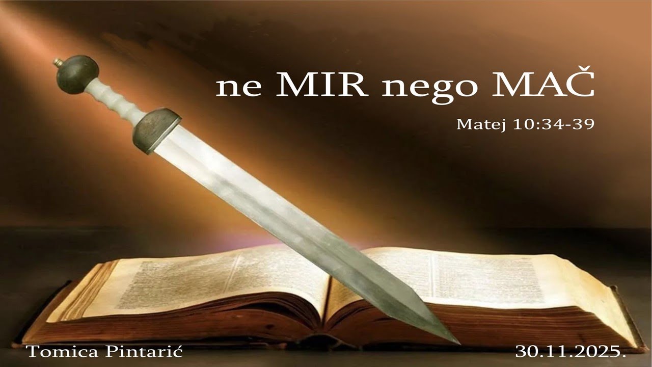30.11.2025. Ne mir nego mač