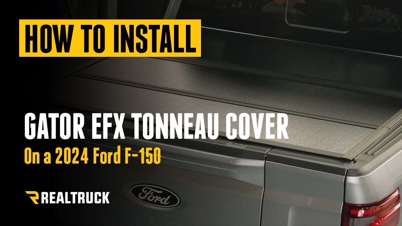 How to Install Gator EFX Hard Folding Tonneau Cover on a 2024 Ford F-150