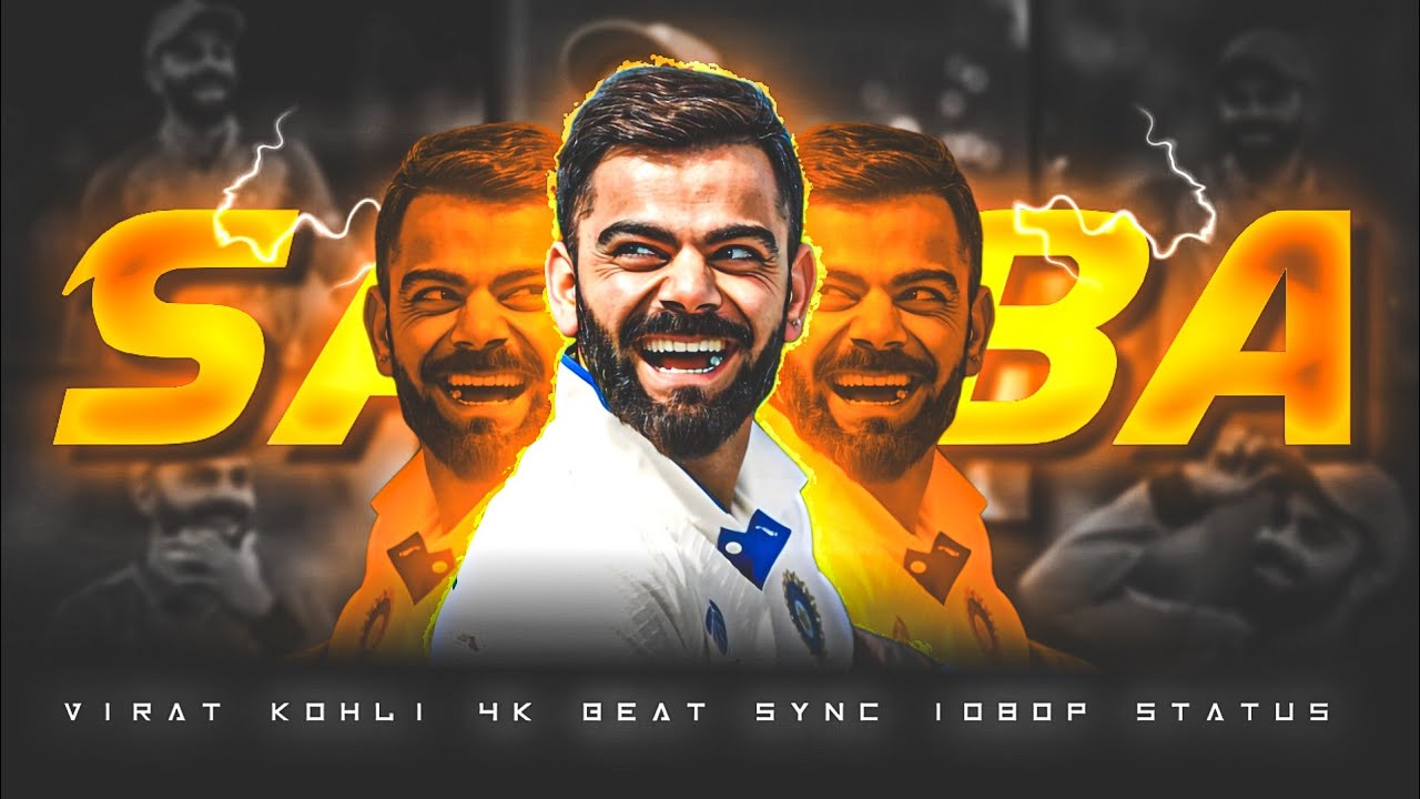| Sahiba x Virat Kohli 💗 - 4k 60 Fps Beat Sync Status 💫🔥• Venom SyncX |