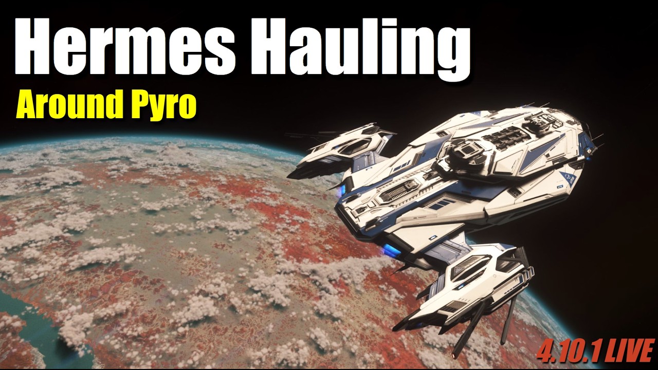 Cargo Hauling Contracts Across Pyro in the RSI Hermes | Star Citizen Gameplay