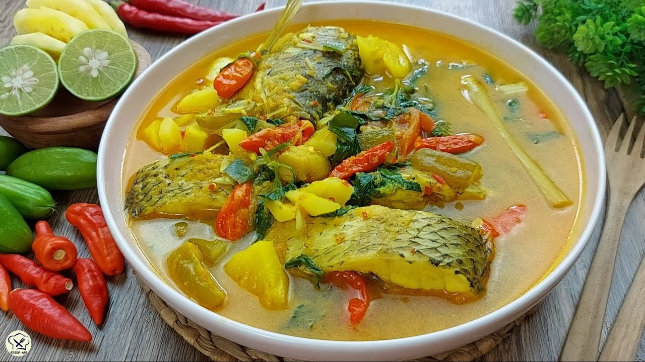 IKAN PINDANG KUAH BUMBU KUNING RASANYA ENAK DAN SEGER BANGET