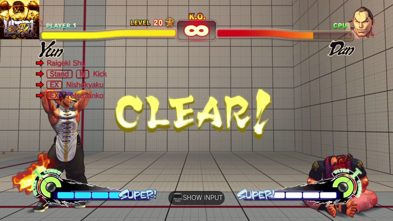 ULTRA STREET FIGHTER IV Trials (Yun)