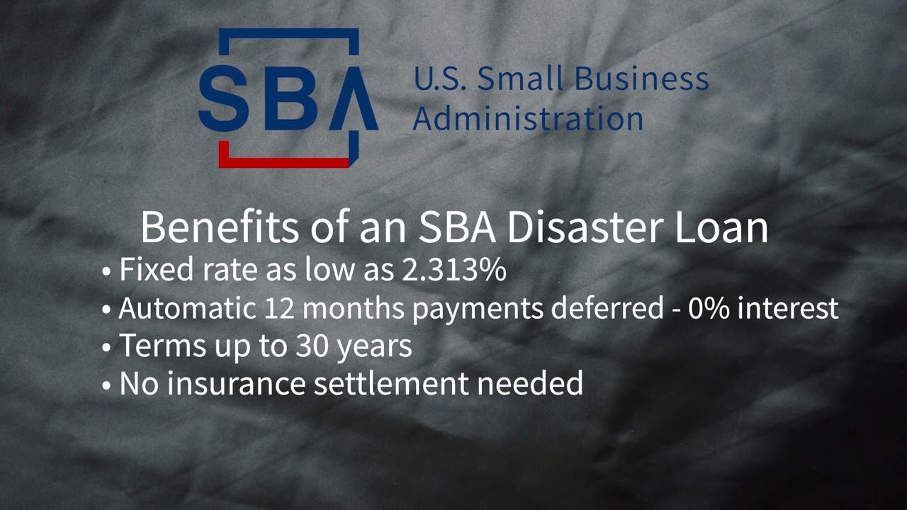 SBA  Disaster Loans