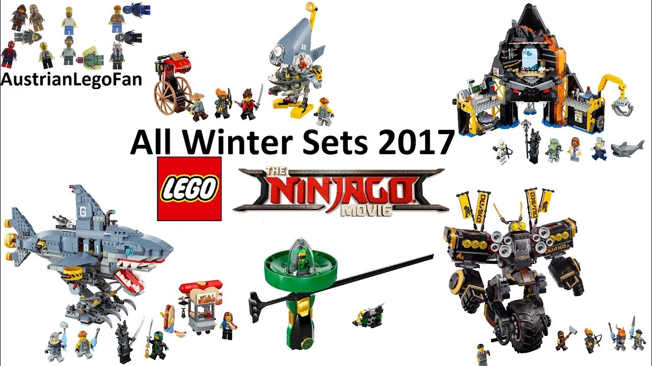 All Lego Ninjago Movie Winter Sets 2017 Compilation - Lego Speed Build Review