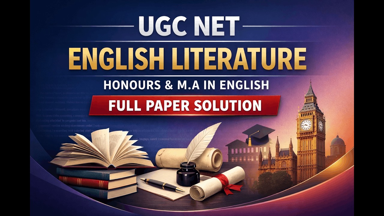 UGC NET  English Literature Paper Explained for MA & English Honours Students #UGCNET #EnglishNET