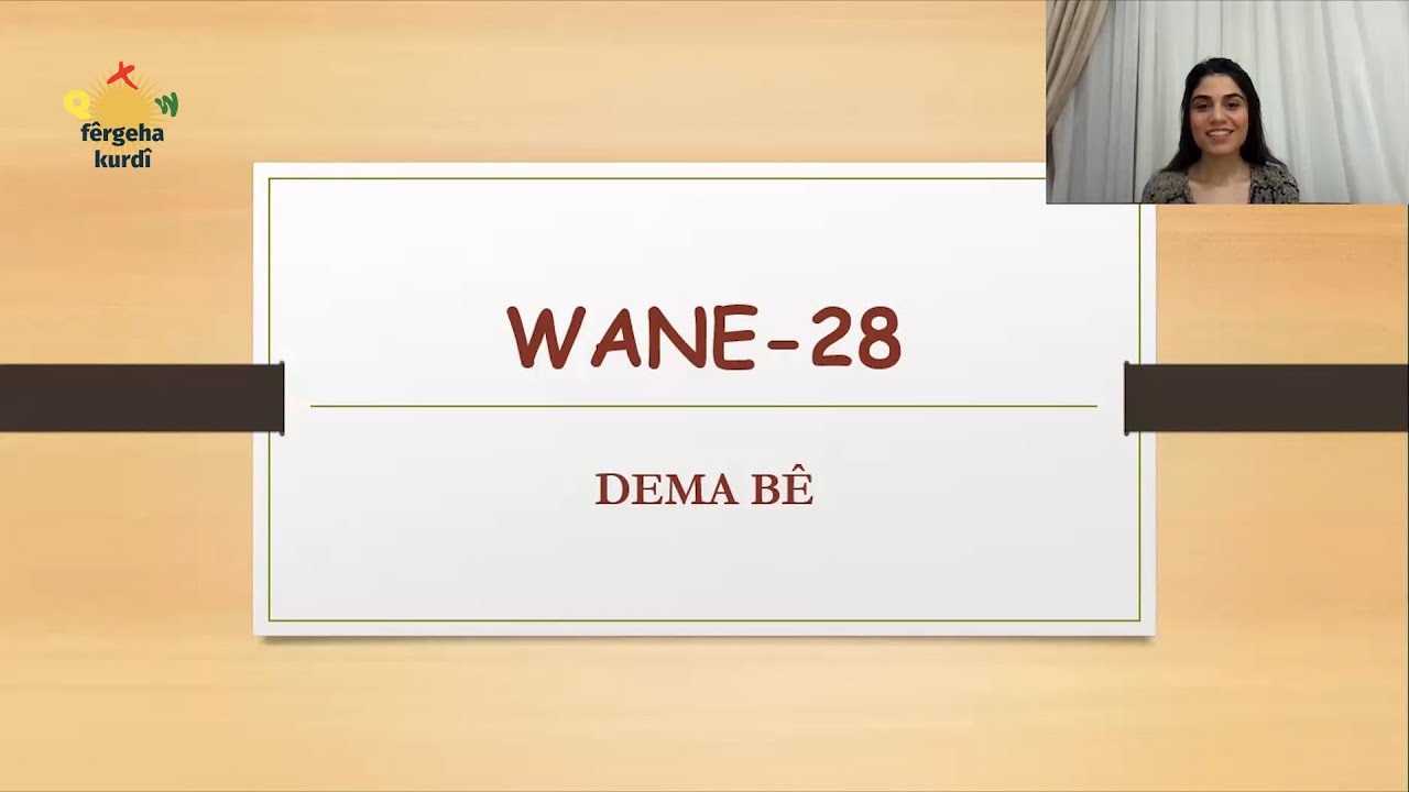 Kürtçe Dil Kursu || A1 Seviyesi / Ders 28: Dema Bê (Gelecek Zaman) | #FêrgehaKurdî