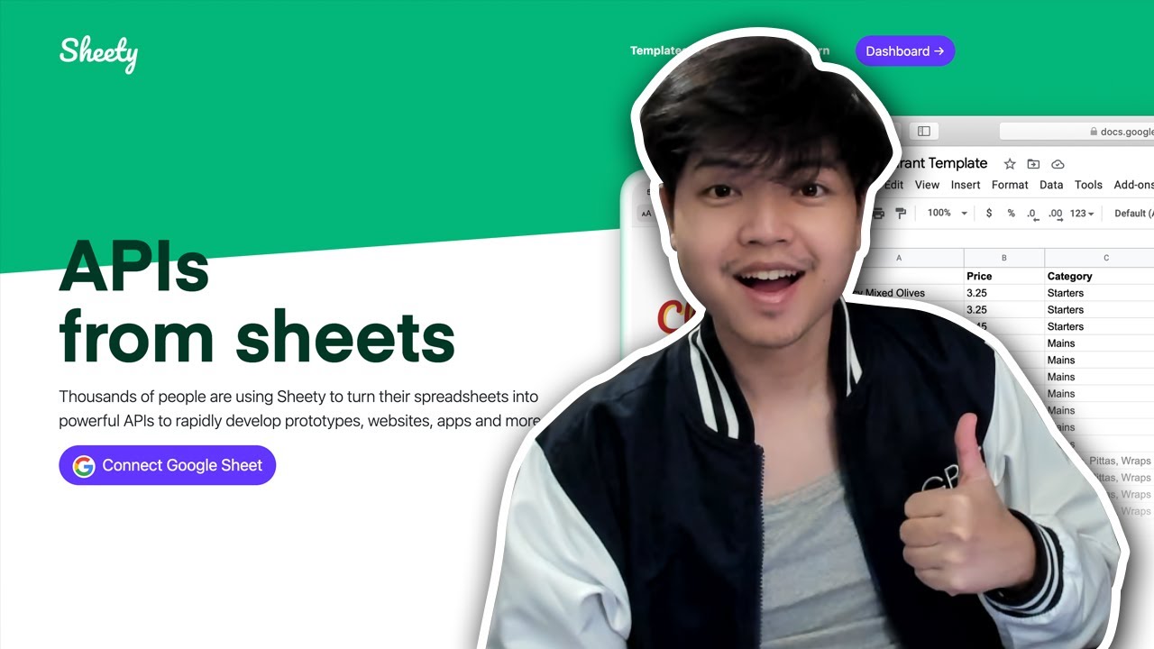 Sheety is a cool tool that turns Google Sheets into an API for app development and prototyping. 👨&zwj;💻💯