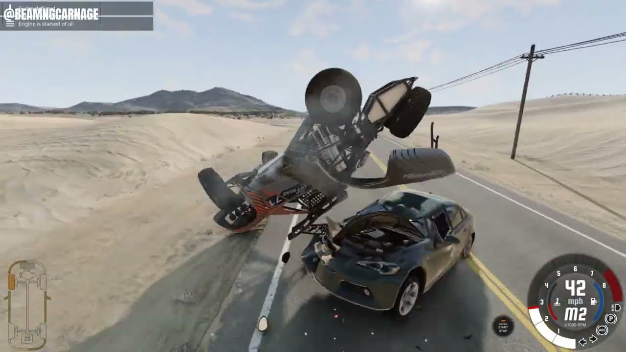 Massive Crash Compilation in BeamNG drive #249 - BeamNG Carnage