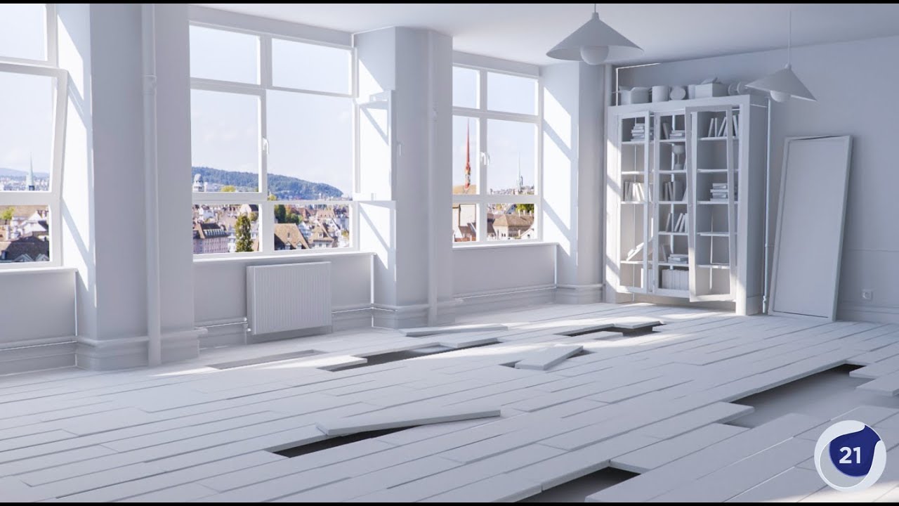 Realistic Interior Lighting in Cinema 4D R21 (Physical Render Tutorial)