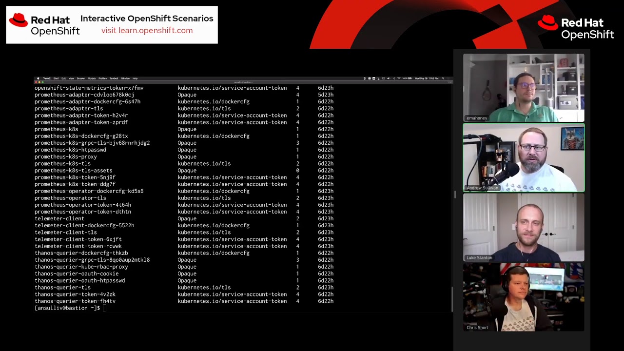 OpenShift Administrator’s Office Hour (Ep 1)