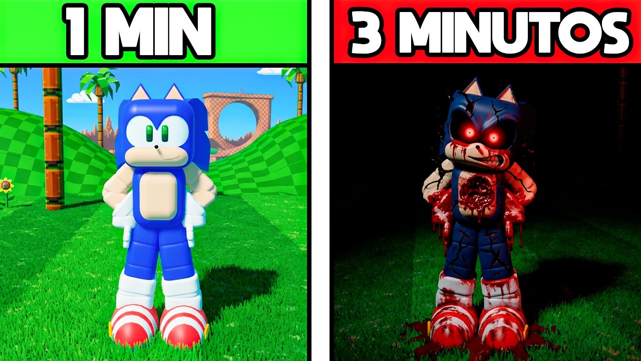 Algo RARO Ocurre con SONIC en estosvJUEGOS de ROBLOX..