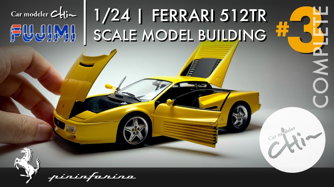 1/24 FUJIMI | FERRARI 512TR | BUILDING #3 | COMPLETE