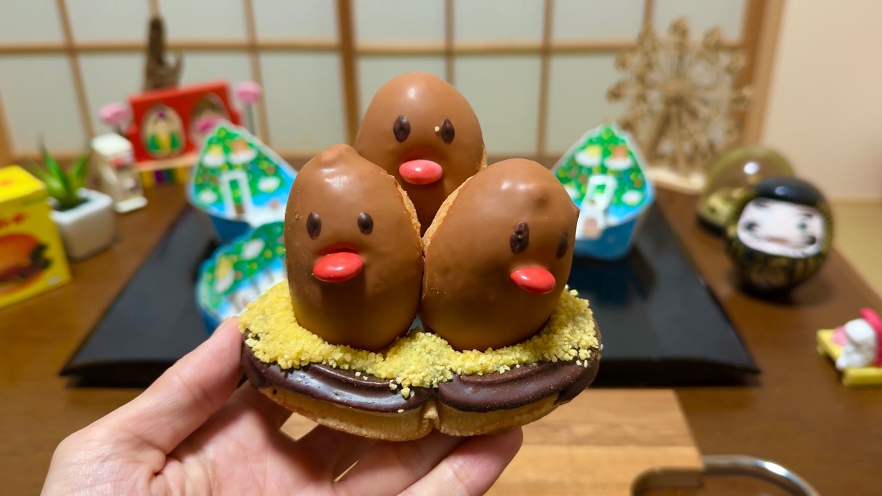 Trying Pokémon Donuts from Mister Donut Japan