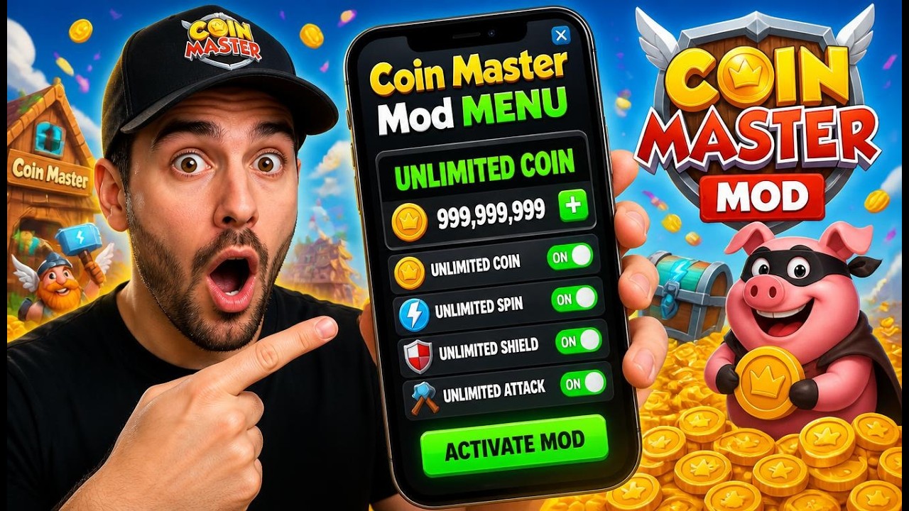 Coin Master Hack MOD - Unlimited Spins & Coins! (NEW MOD MENU 2026)