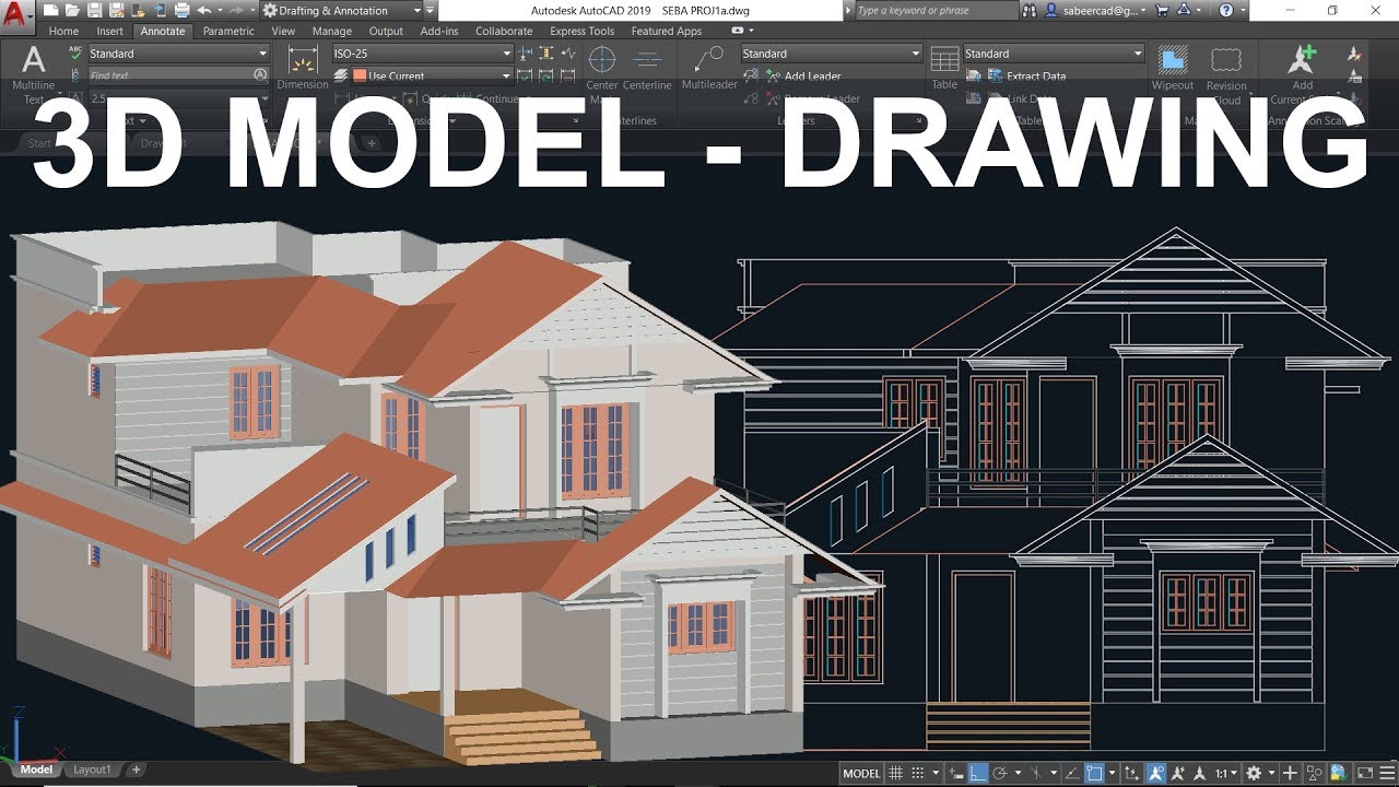 НОВЫЙ МЕТОД ИЗ AUTOCAD 3D В 2D | AUTOCAD FLATSHOT | ИМПОРТ ИЗ AUTOCAD PDF