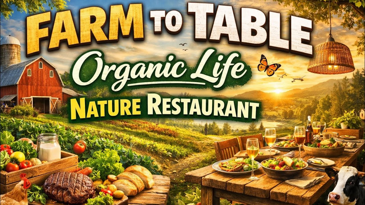 Farm to Table Organic Life | Nature Restaurant  Experience– Meals Are Memories#abudhabi#food#nature 