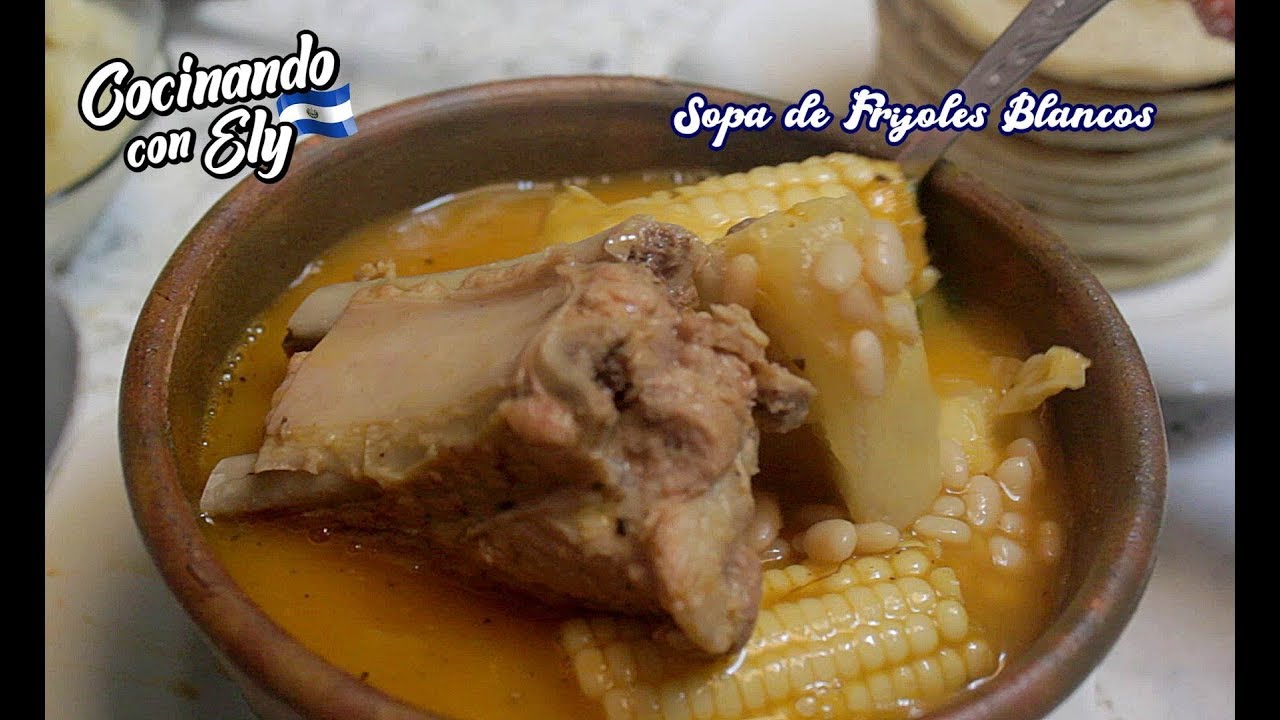 Preparando una Deliciosa SOPA DE FRIJOLES BLANCOS