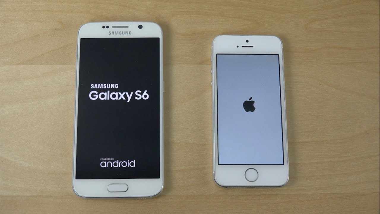 Samsung Galaxy S6 vs. iPhone 5S - Which Is Faster? (4K)