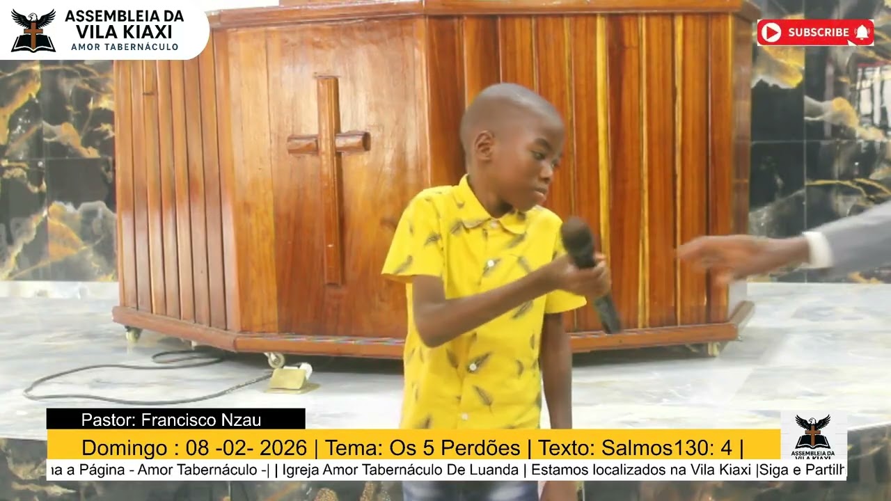 Domingo,08|02|2026| precador, irmao Bau..