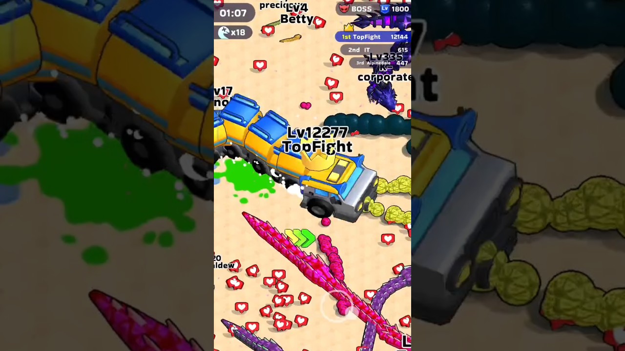Snake Clash VIP Best Gameplay 01 #snakeclash #games #viralshorts