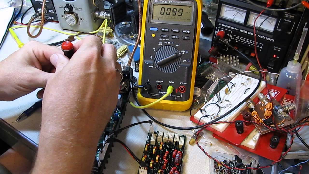 #107: Adjusting the MOSFET drain current in the HF Packer V4 Amplifier (ham radio)