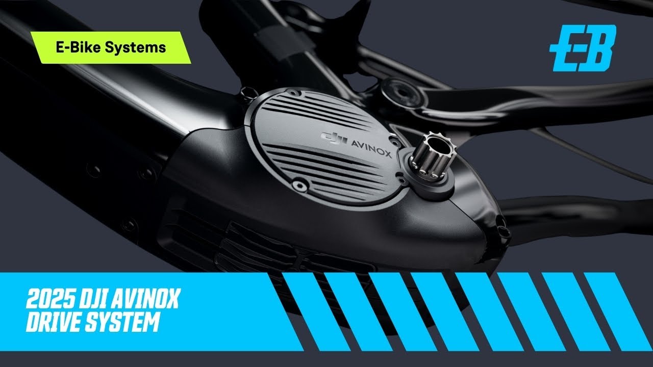 The DJI Avinox drive system on Amflow electric mountain bikes