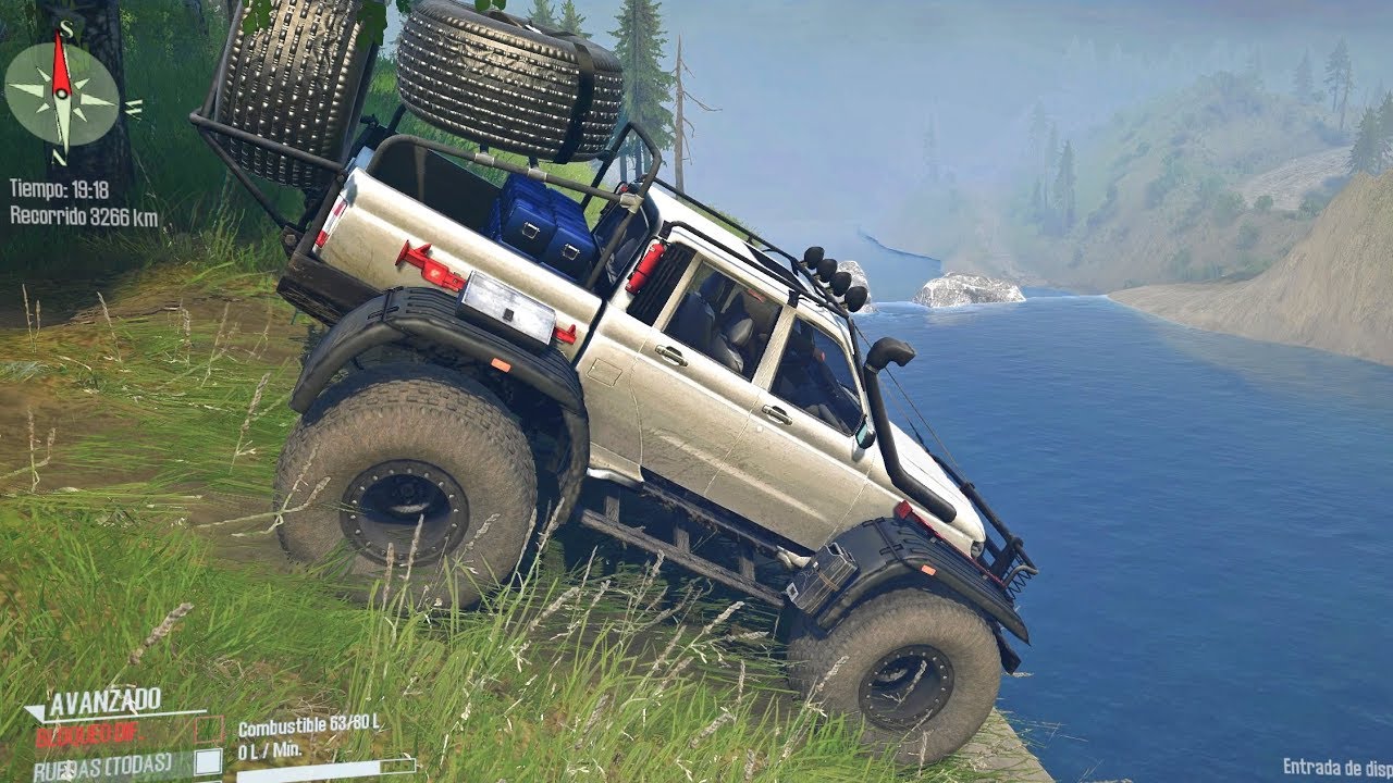 UAZ YAMAL 4X4 Offroad | Ruta de Montaña cruzando ríos