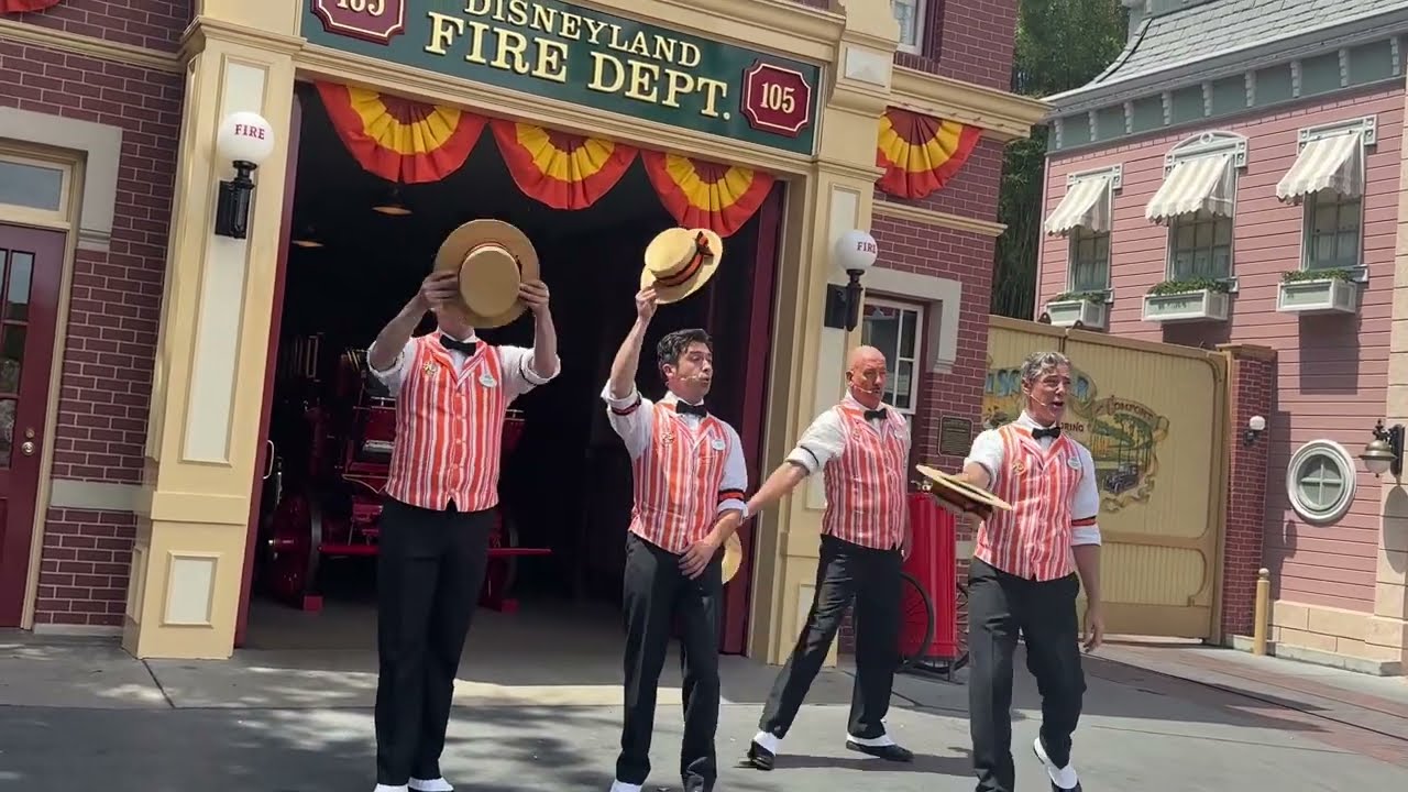 The Dapper Dans at Disneyland Halloween 2025 Show