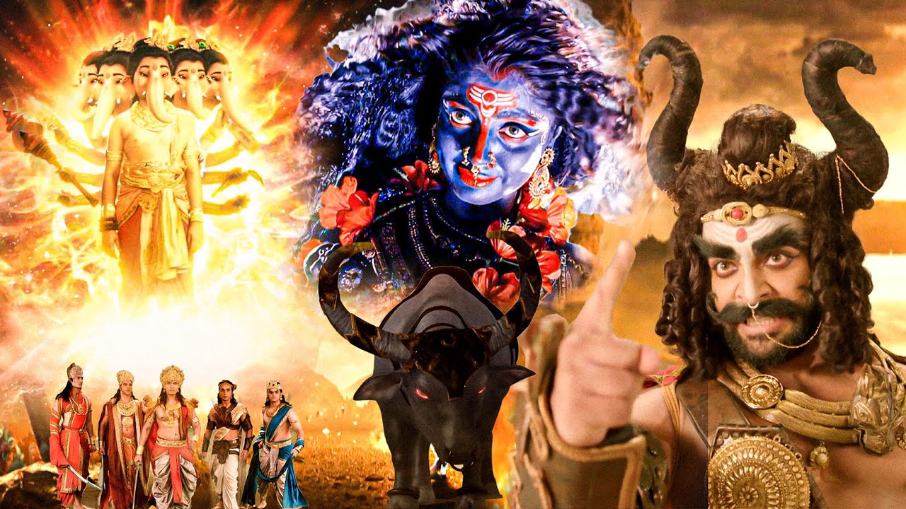 #fullmovie #action - महिषासुर का गणेश जी और देवताओ से हुआ भयंकर युद्ध - #film