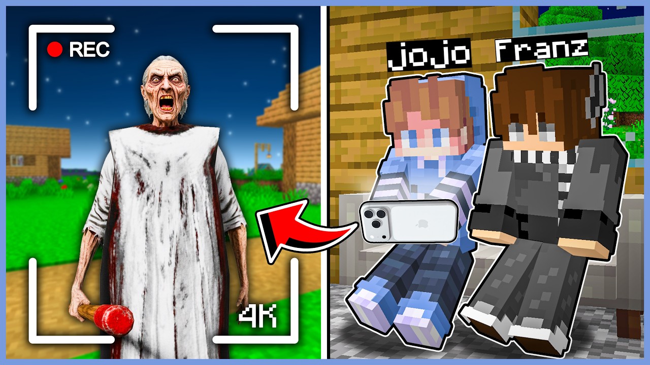 JOJO & FRANZ MELIHAT PENAMPAKAN NENEK GRANNY MENGERIKAN di MINECRAFT