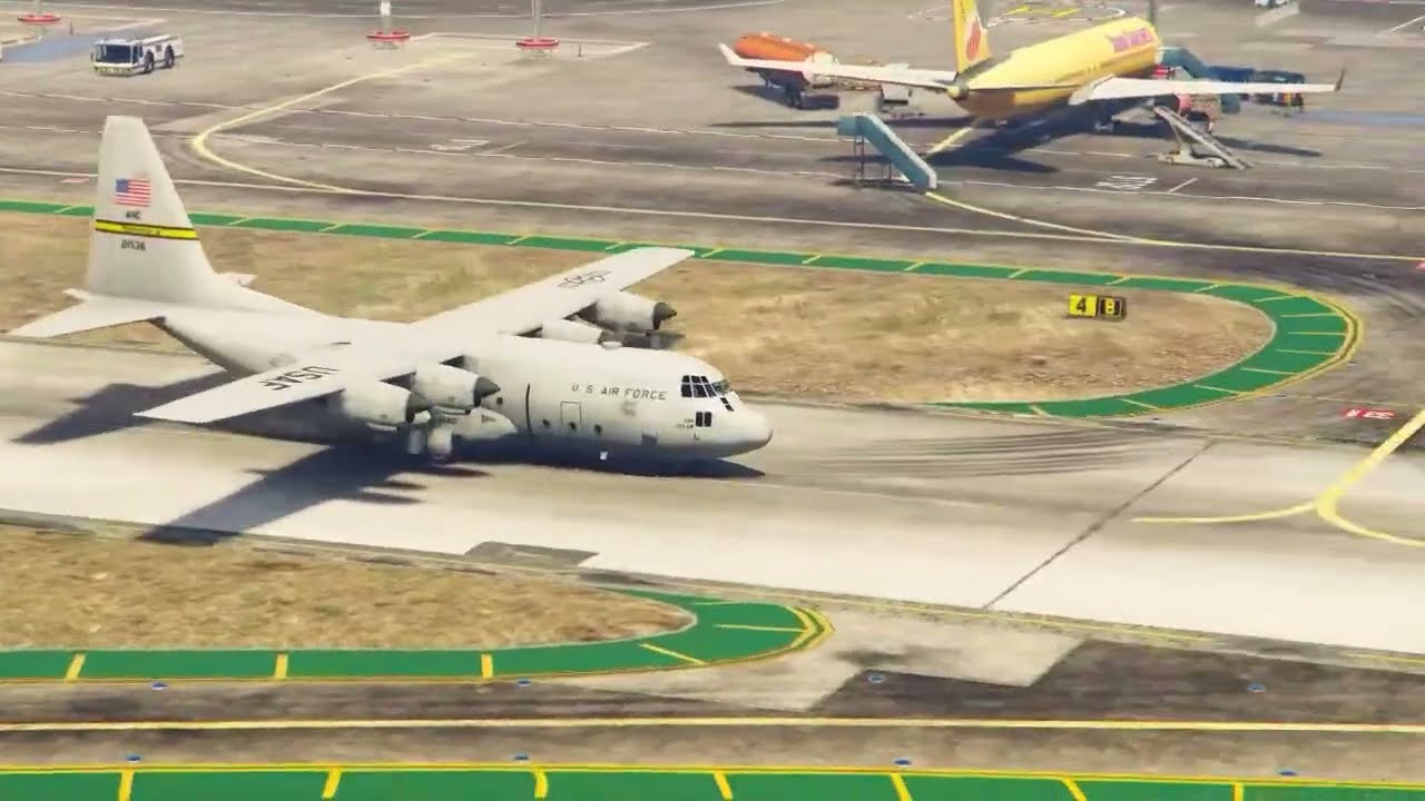 USA Fighter Jets & Helicopters Attack on Israeli Military Convoy & Airport of Tel-Aviv - GTA 5