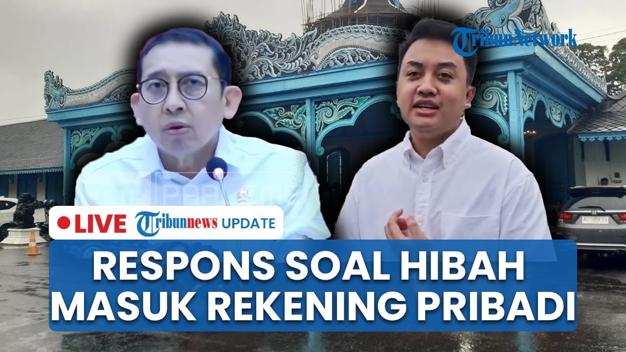 🔴LIVE: Respons Purboyo soal Dana Hibah Keraton Solo Masuk Rekening Pribadi, Sebut Sesuai Aturan