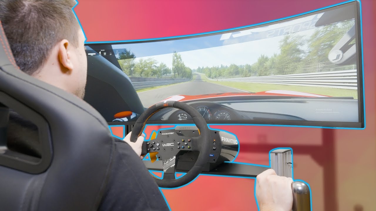 В ЭТОМ ЕСТЬ СМЫСЛ — гоночный симулятор на Samsung Odyssey G9