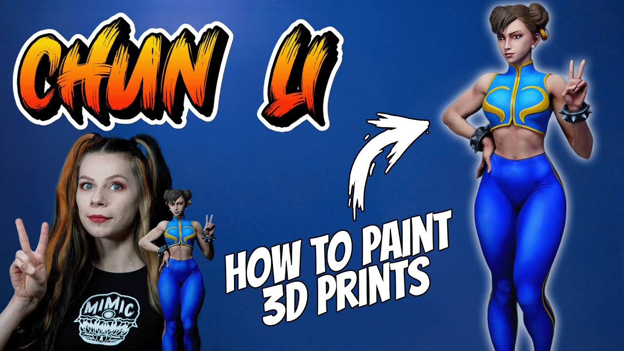 I Painted Chun-Li Live - One Day Paint Challenge!