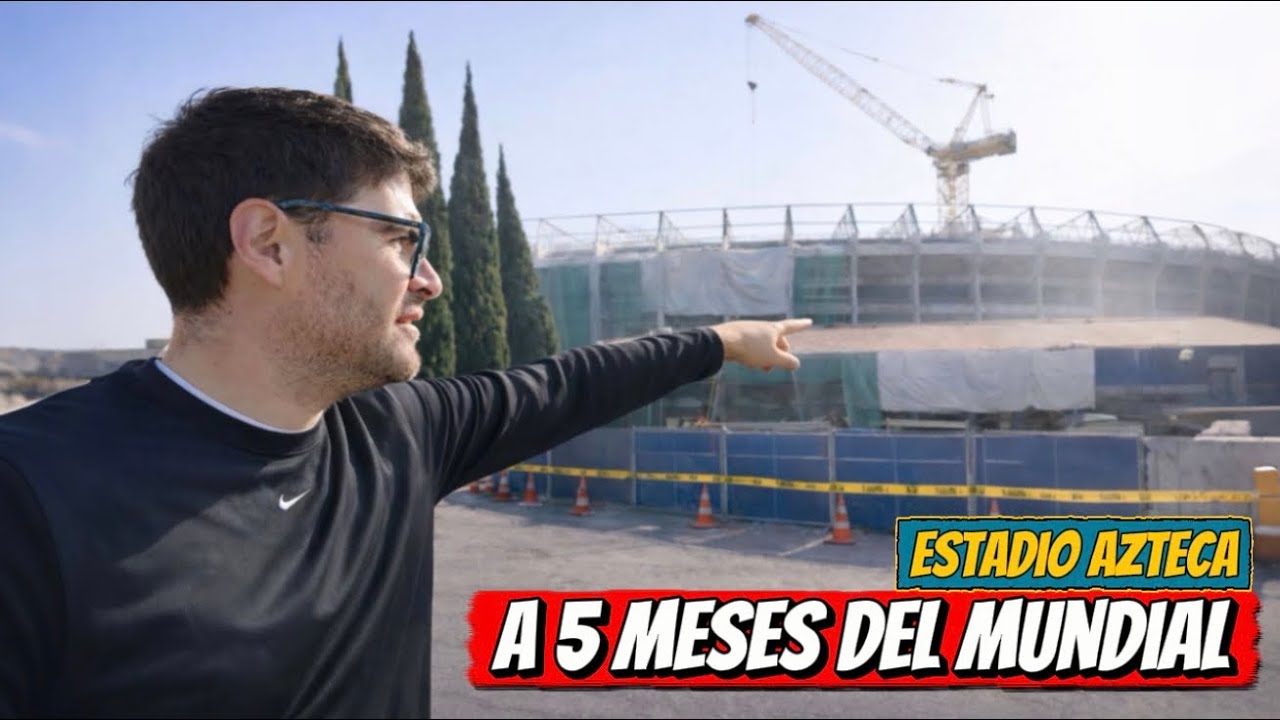 🚨 As&iacute; luce el Estadio Azteca HOY a 5 meses del Mundial 2026