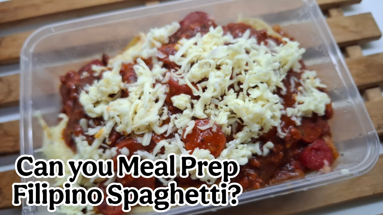 Filipino Spaghetti Meal Prep | Cook Once, Reheat When the Craving Hits