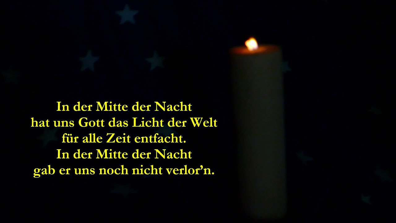 In der Mitte der Nacht   - Lyrics