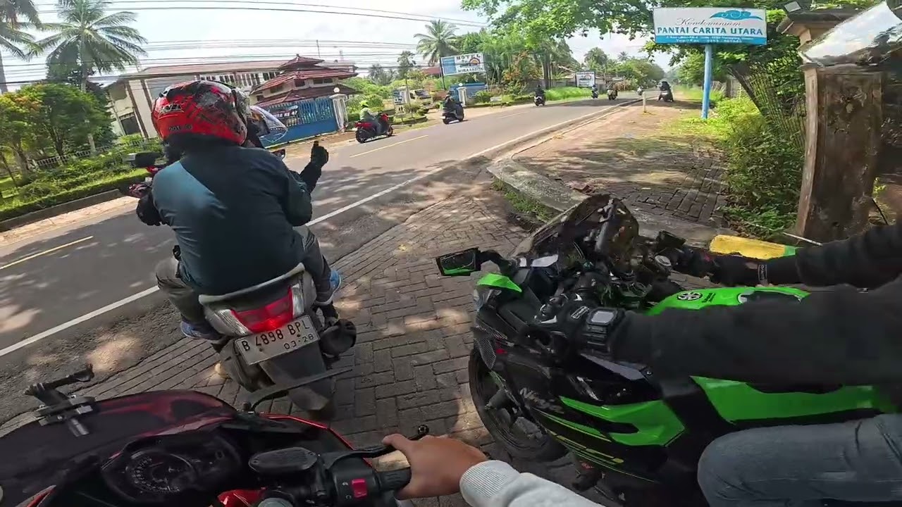 Pulang touring (Pantai Carita - Bekasi)