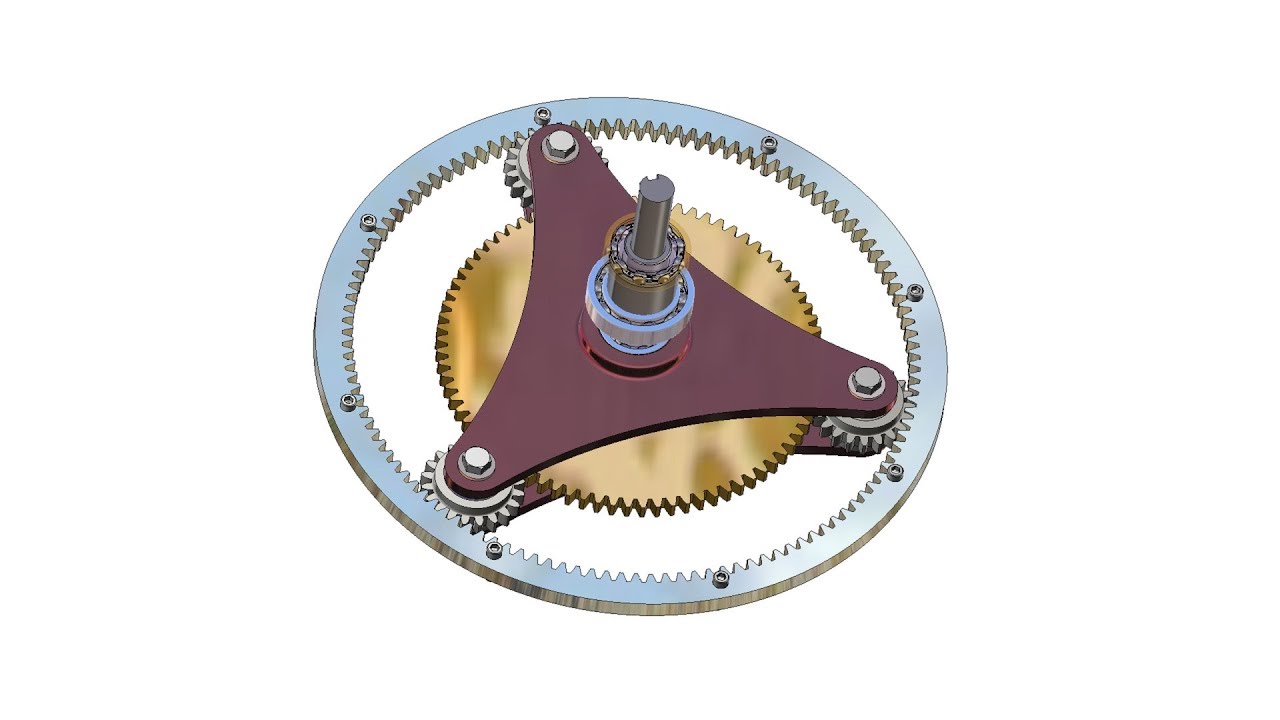 Planetary gearbox - CATIA V5 DMU Kinematics Mechanism Gear Joint