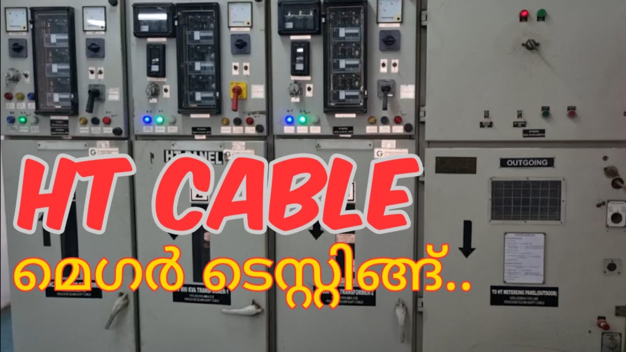 Megger testing in ht cable || 11kv cable testing || vacuum circuit breaker || unnipgs