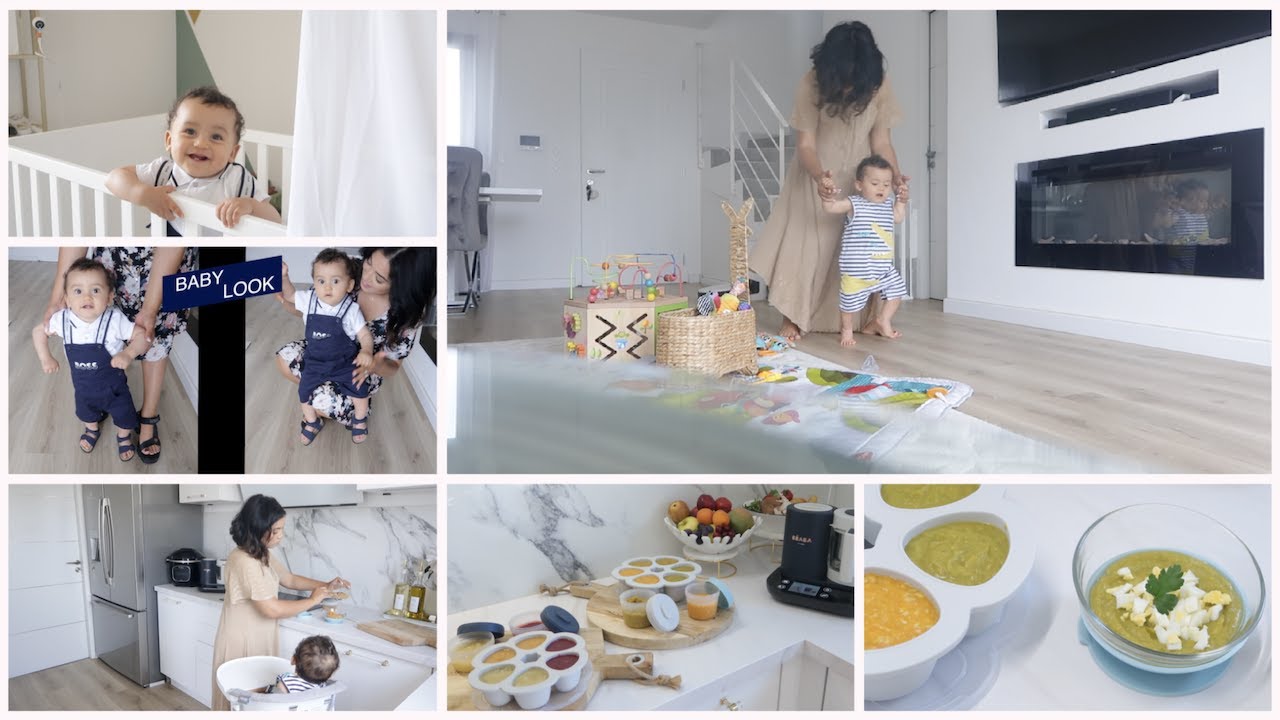 Une journée avec bébé AYLAN | + Batch Cooking Bébé 6-9 mois