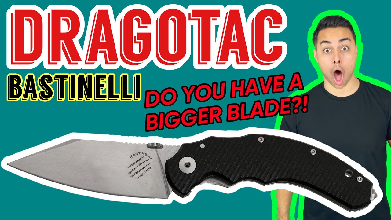 GIANT EDC FOLDING KNIFE | Bastinelli Big Dragotac x Fox Knives | Makers of Doug Marcaida’s Karambit