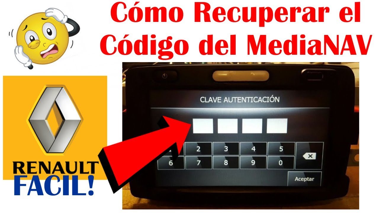 Cómo recuperar el codigo del MediaNAV Renault desbloqueo Stereo y GPS