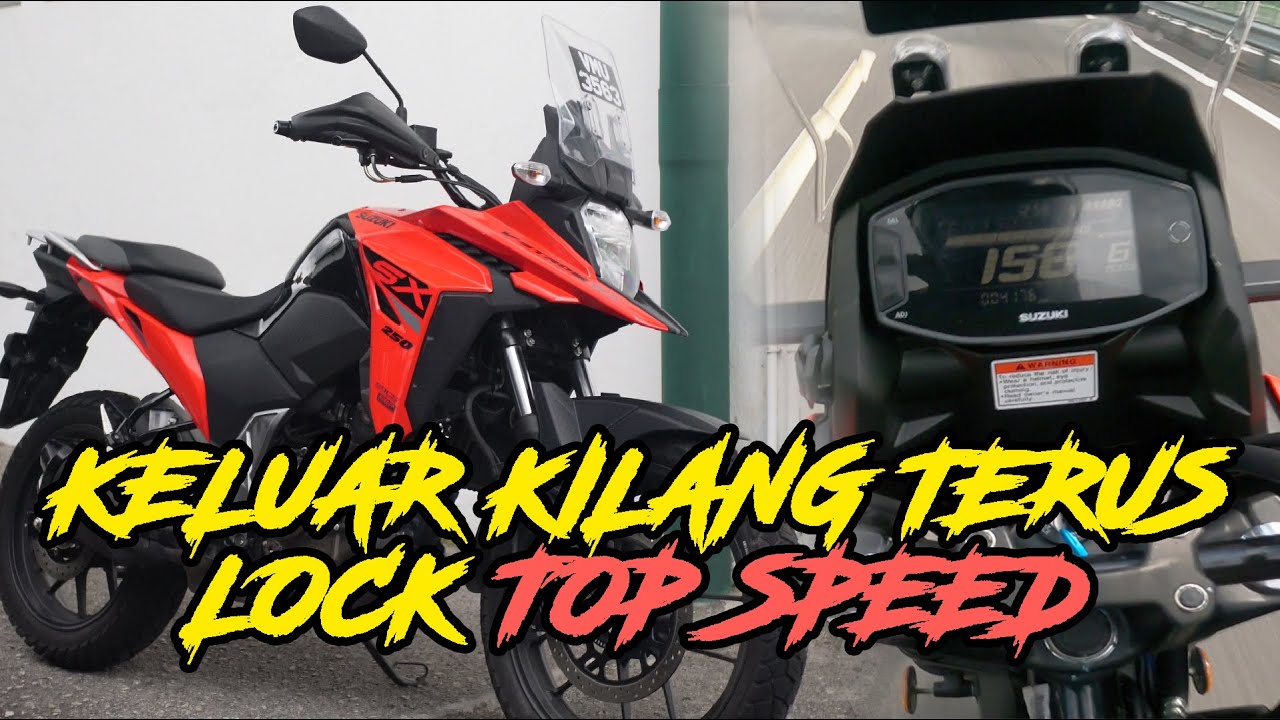 MALAYSIA VSTROM 250 SX TOP SPEED | 156KMH