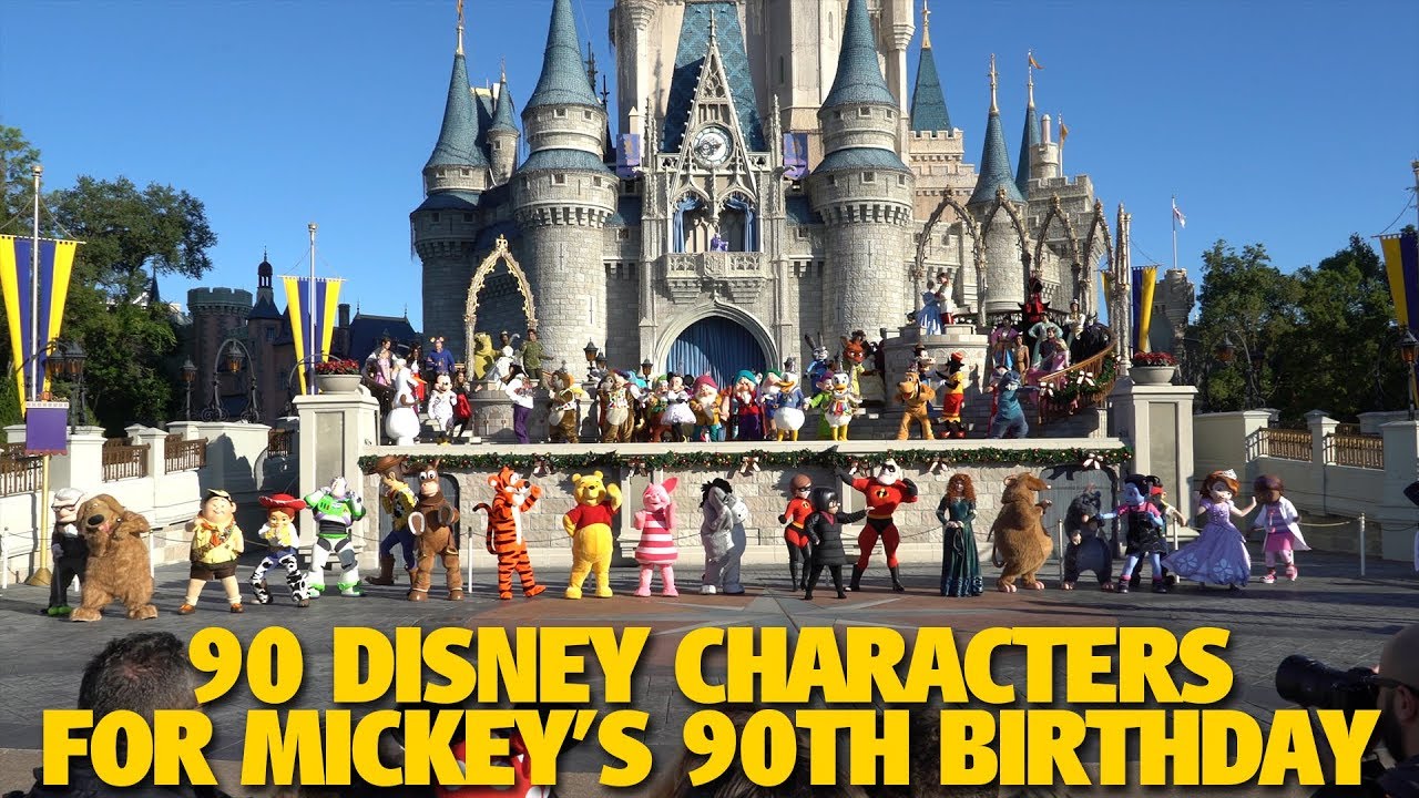 90 персонажей Disney в Волшебном Королевстве в честь 90-летия Микки | Walt Disney World